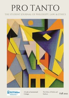 PRO TANTO: THE STUDENT JOURNAL OF PHILOSOPHY, LAW, &amp; ETHICS - Fall 2022 book cover